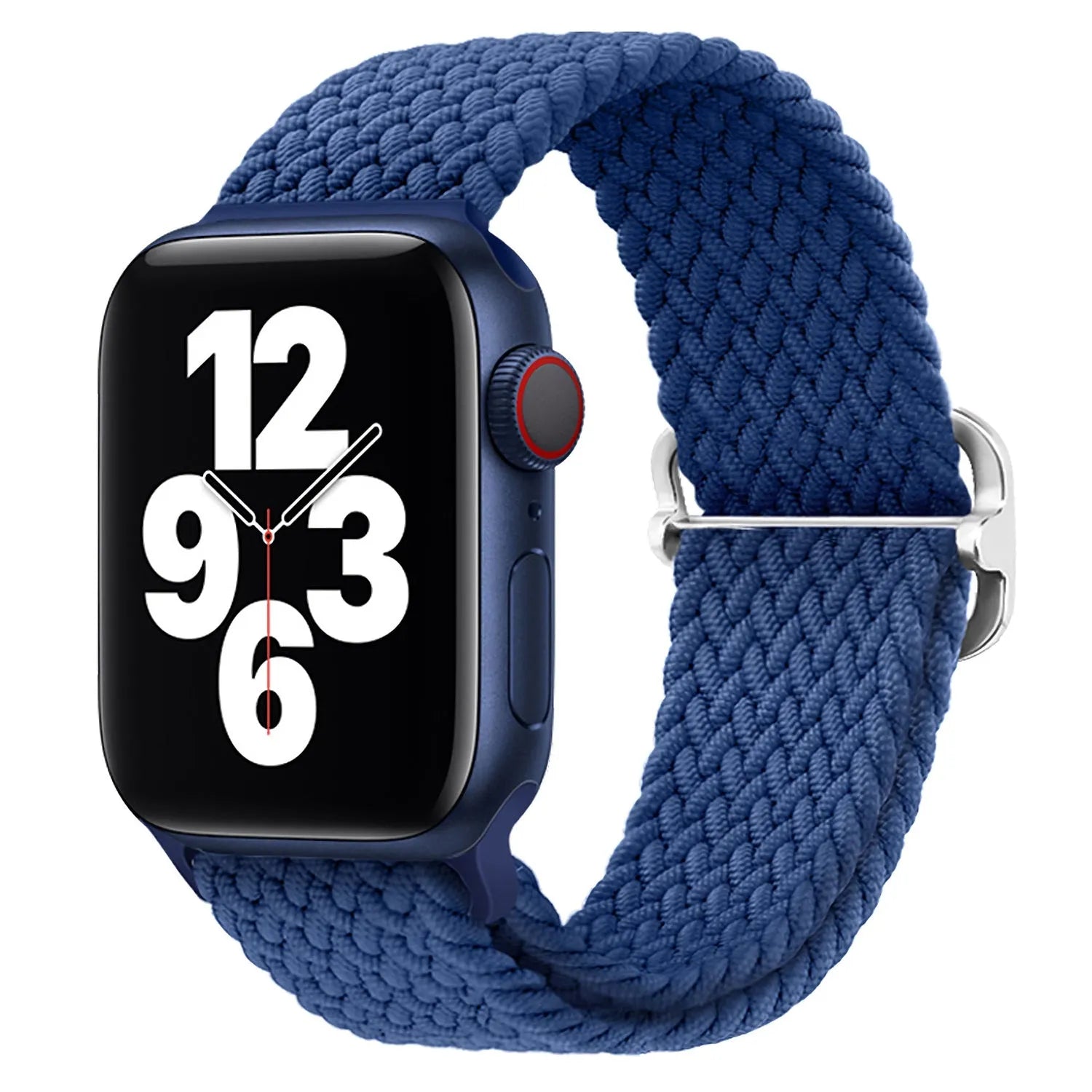 Adjustable Apple Watch Braided Loop#color_blue