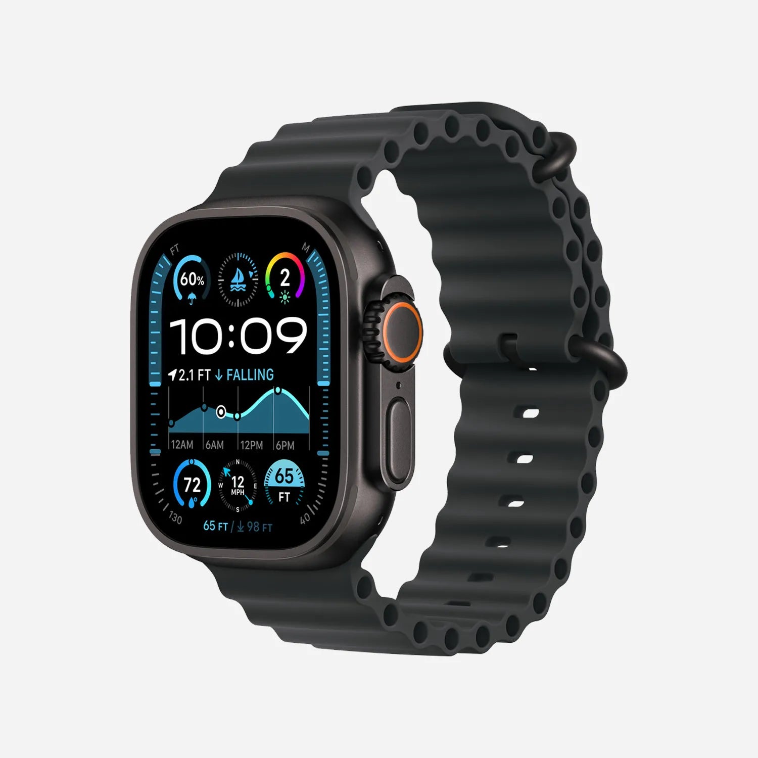 Apple Watch Ocean band#color_black-black