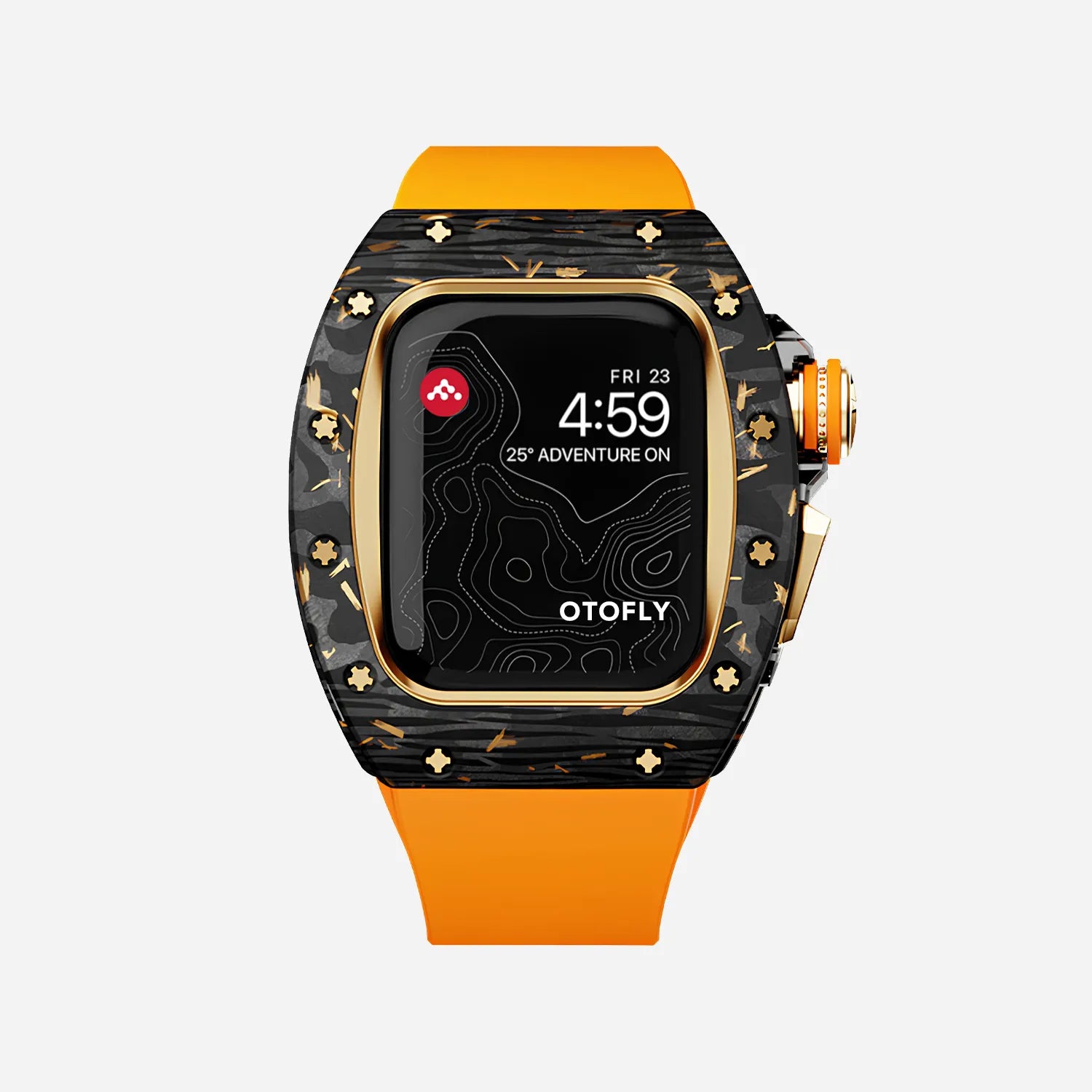 Apple Watch Case Black-Gold Carbon - RM