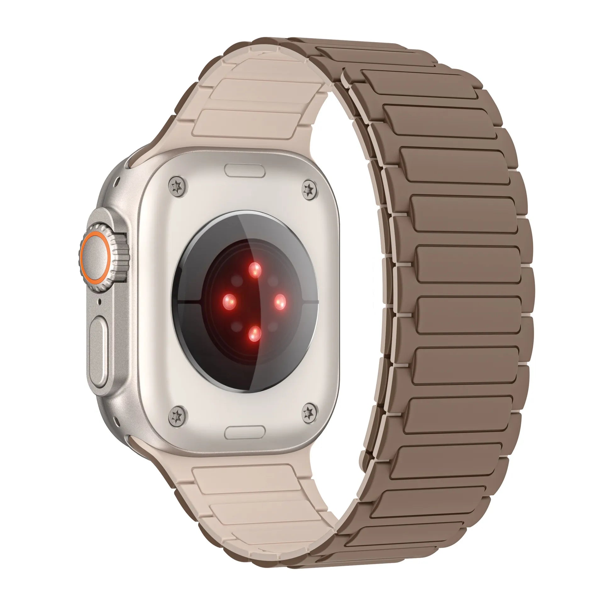 Apple Watch silicone strap#color_brown starlight