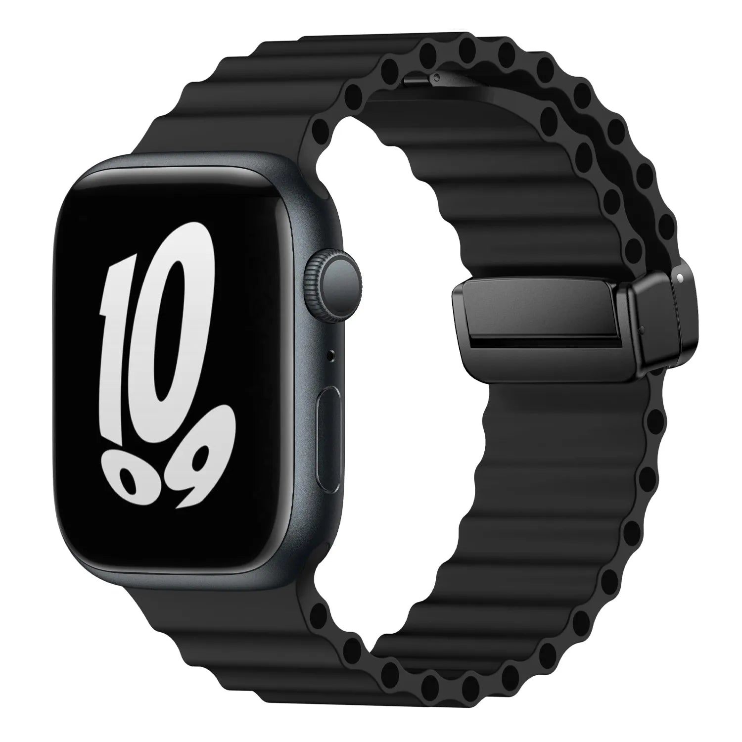 Apple Watch ocean band#color_black