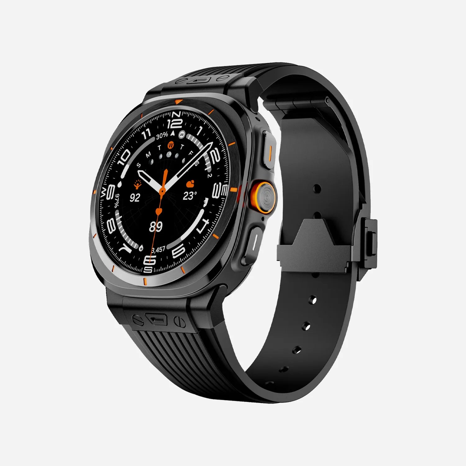 Galaxy Watch Ultra silicone band#color_black