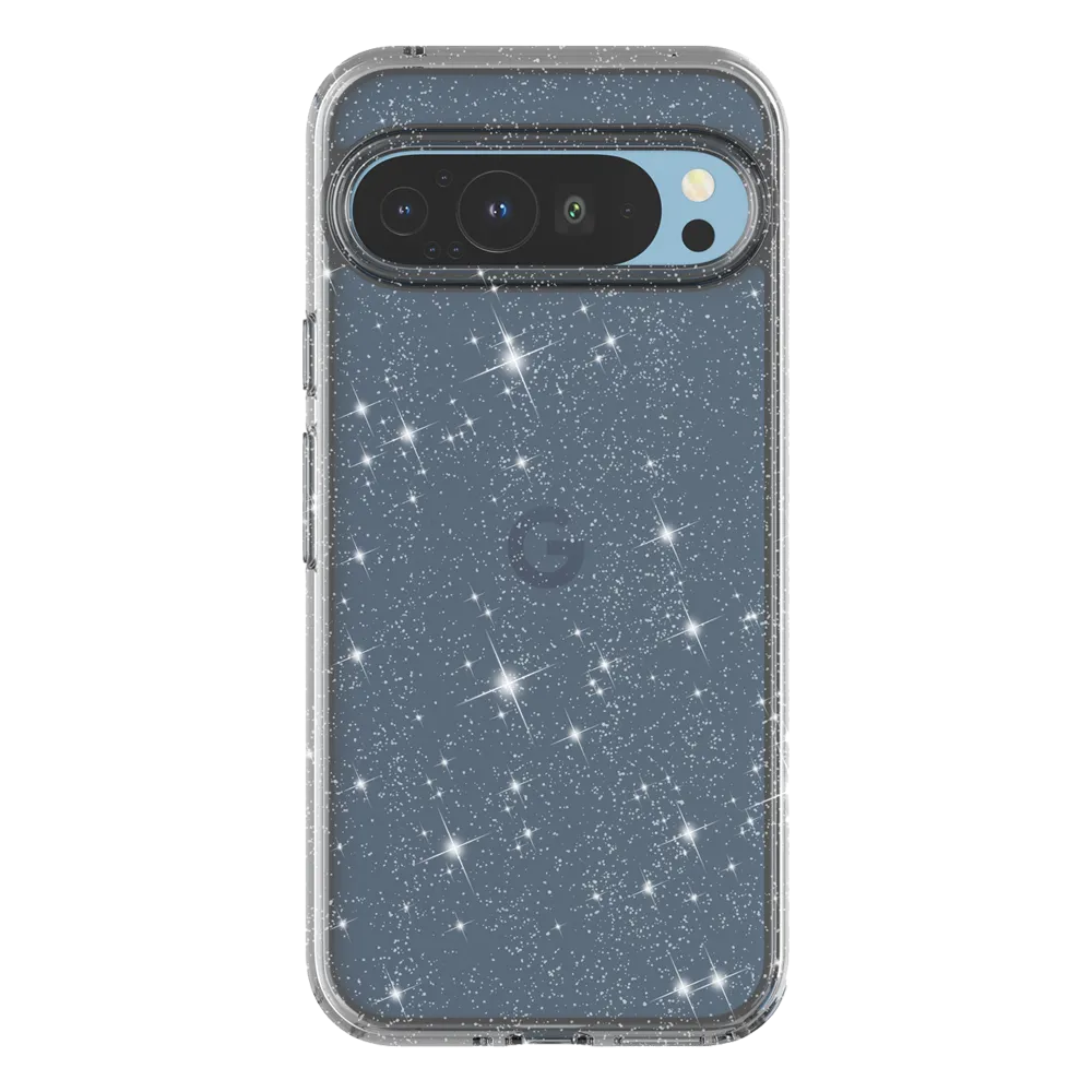 Clear Glitter Pixel 9 Pro Case