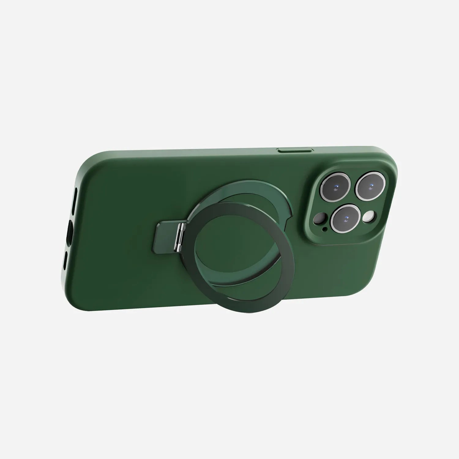 iPhone 15 Pro Max silicone case#color_forest green