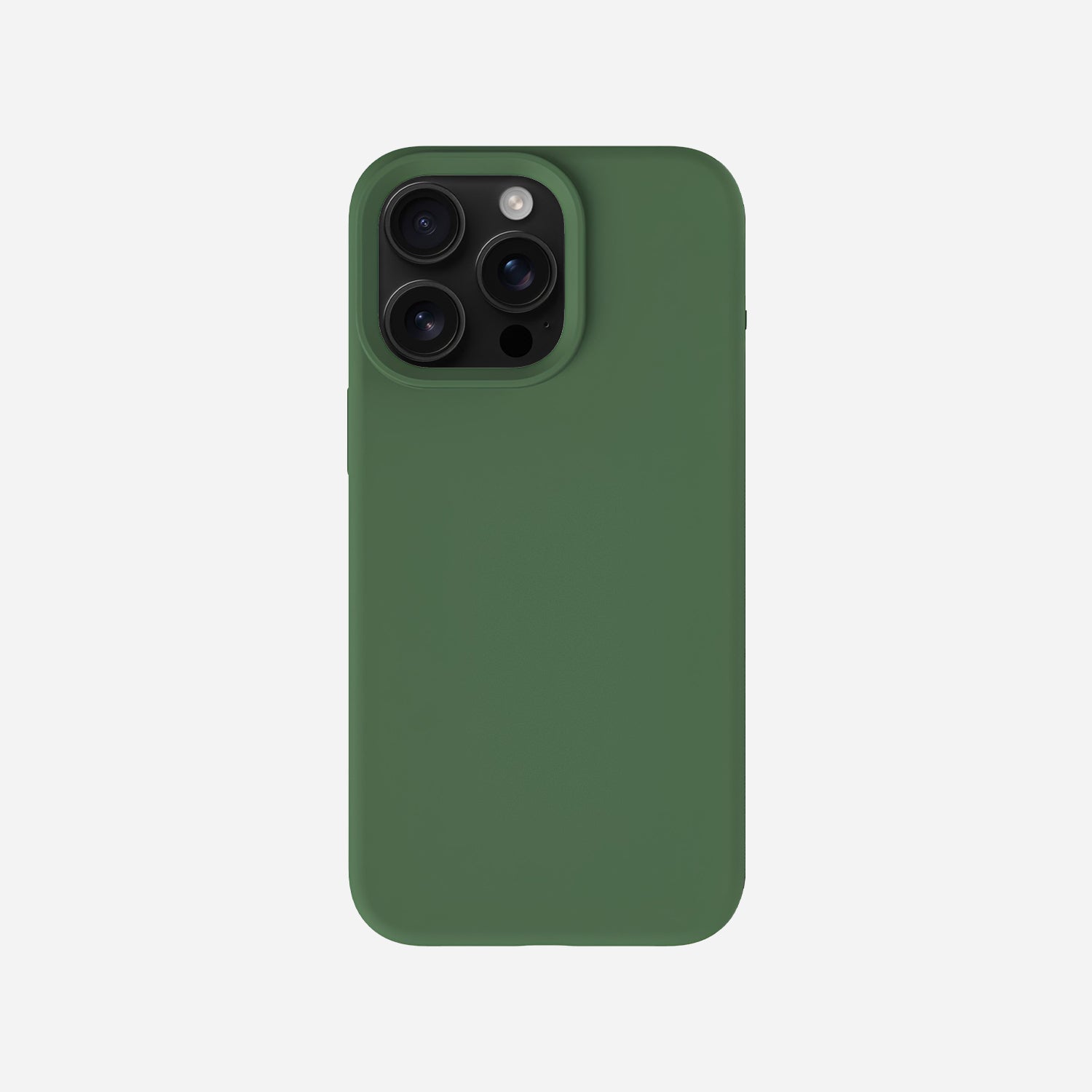 iPhone 15 Pro Max silicone case with MagSafe#color_forest green