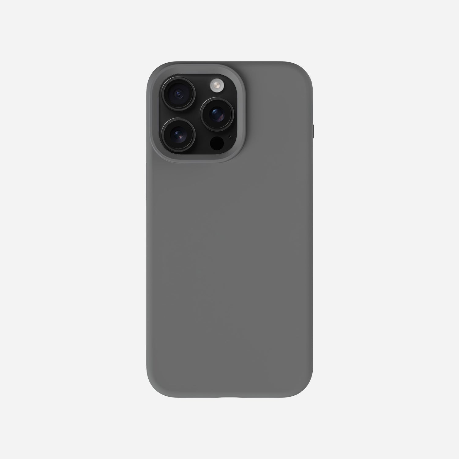 iPhone 15 Pro Max silicone case with MagSafe#color_space gray