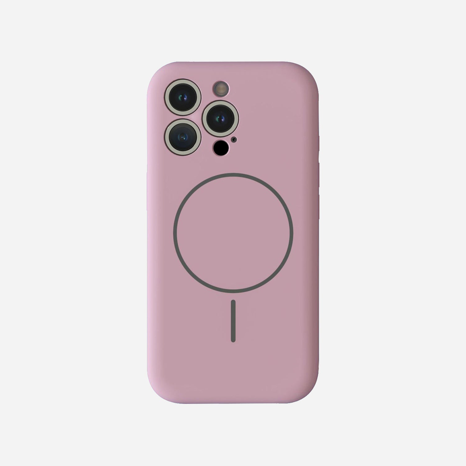 iPhone 16 Pro Max silicone case with MagSafe#color_ice pink