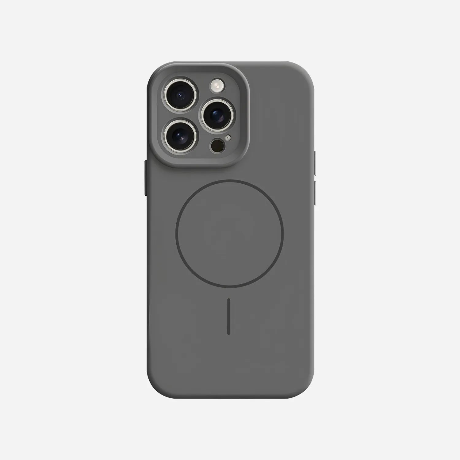 iPhone 15 Pro silicone case with MagSafe#color_space gray