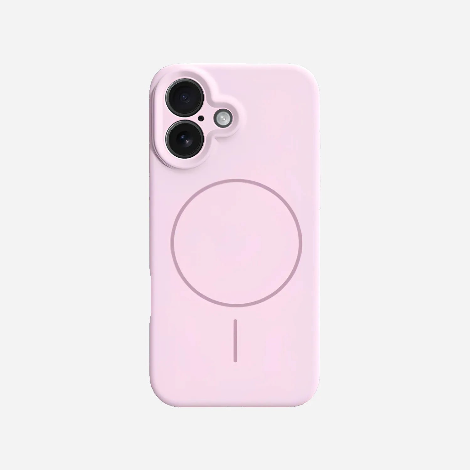 iPhone 16 silicone case with MagSafe#color_ice pink