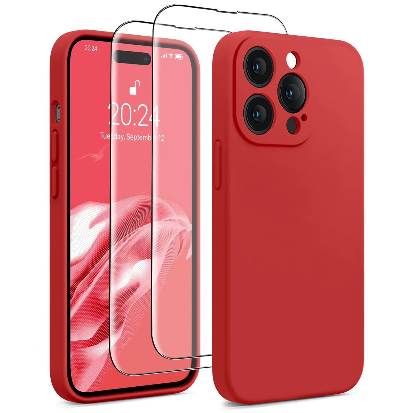 iPhone 14 Pro Max Silicone Case Set