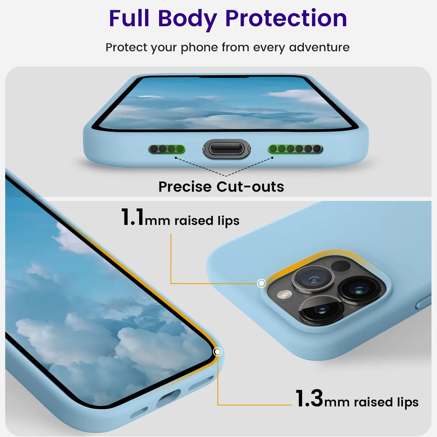 The Best Apple iPhone 13 Pro Max Silicone Case - OTOFLY