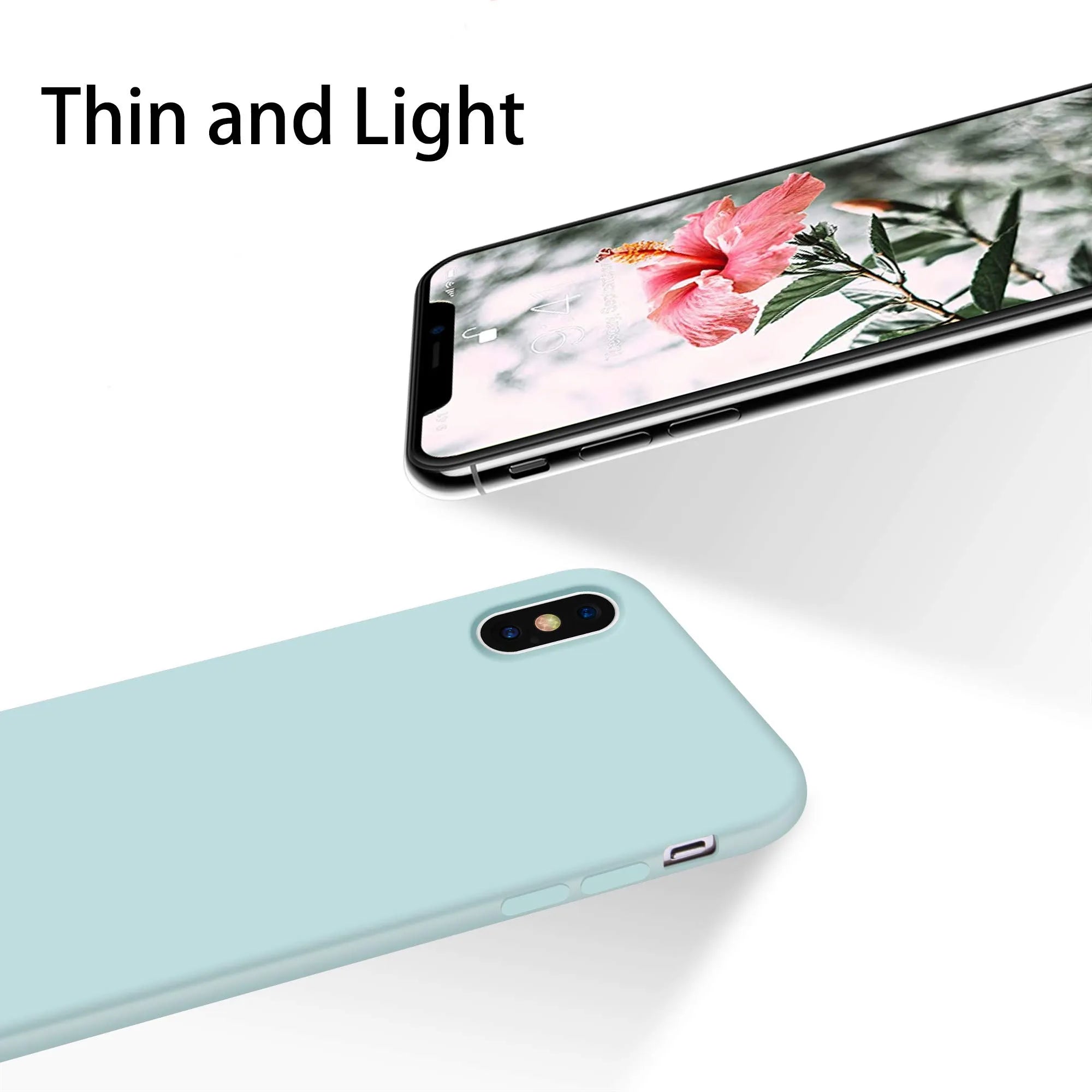OTOFLY Liquid Silicone Gel Rubber Full Body Protection Shockproof Case for iPhone Xs/iPhone X?Anti-Scratch&Fingerprint Basic-Cases?Compatible with