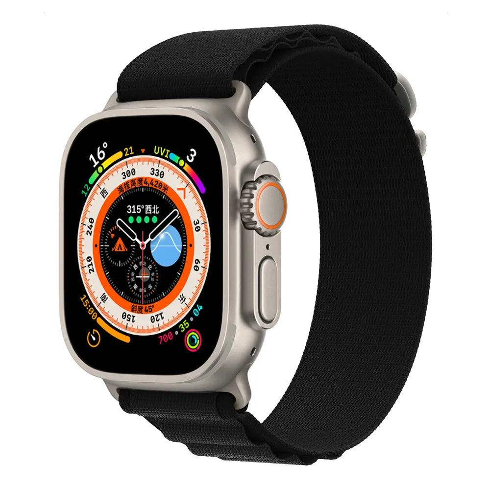 Apple Watch Ultra 49 mm Titanium Case with Medium Orange Alpine Loop (GPS +  Cellular) Price in India - buy Apple Watch Ultra 49 mm Titanium Case with  Medium Orange Alpine Loop (